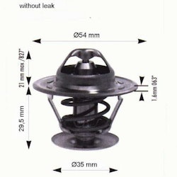 Termostat TE 1335.87  1972/77 Granada 2,3 2,6 V6