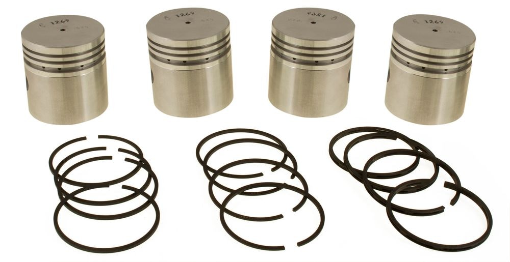 Kolvsats 1668 STD 1947/56 Motor B4B (utan ringar)