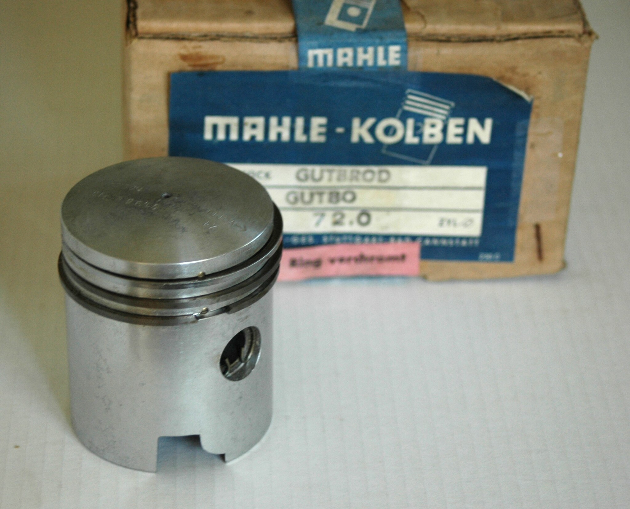 Kolvsats Mahle LE-5137 1,00 öd 1951-53, 2-Cyl. 593 cc