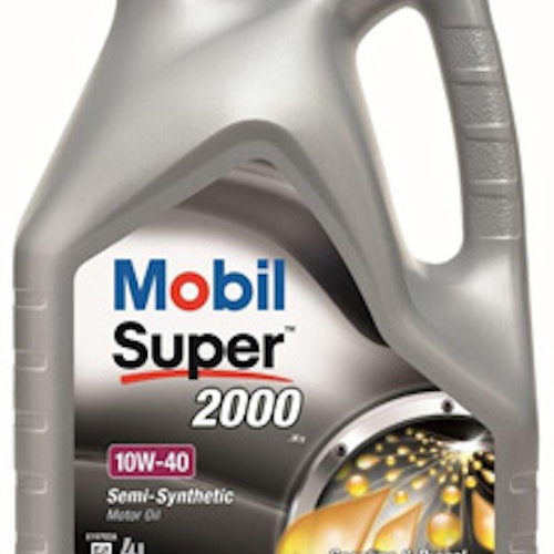 Motorolja Delsyntet Mobil Super 2000 10W-40 4-Liter