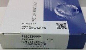 Kolvringssats per kolv 9-5022 STD Audi/VW 1,6 2,2
