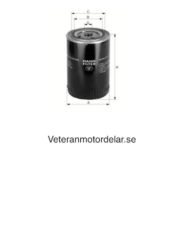 Oljefilter W920/7 Motorer DS8, DS11, DS14