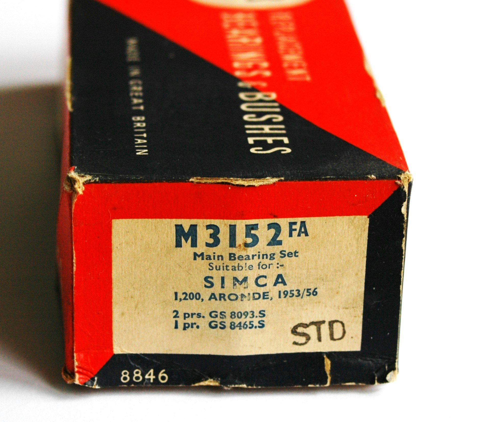 Ramlagersats M-3152 STD 1949-55 8-1200, 9 Aronde (VP-444)