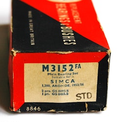 Ramlagersats M-3152 STD 1949-55 8-1200, 9 Aronde (VP-444)