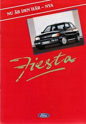 Ford Fiesta 1989 Broschyr 8-Sid.