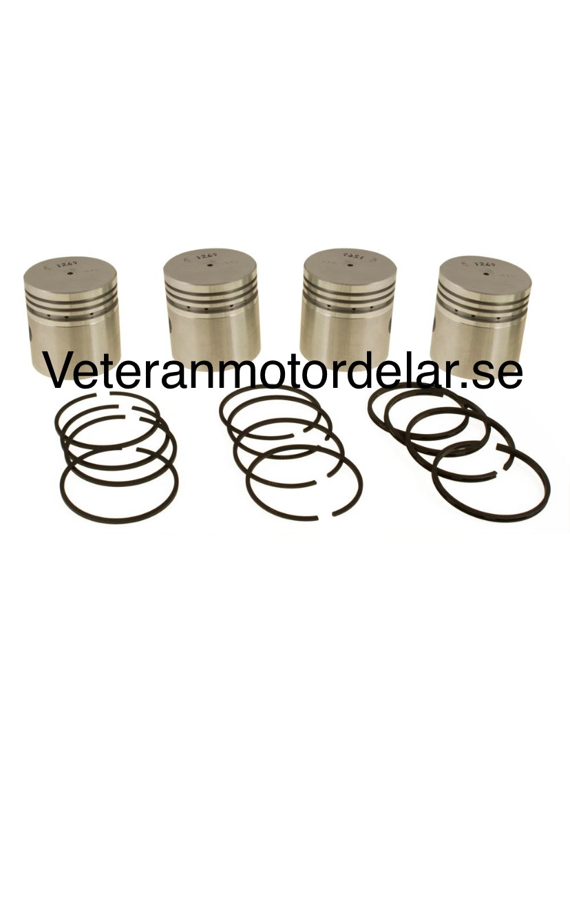 Kolvsats 1668 030 1947/56 Motor B4B