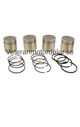Kolvsats 1668 030 1947/56 Motor B4B