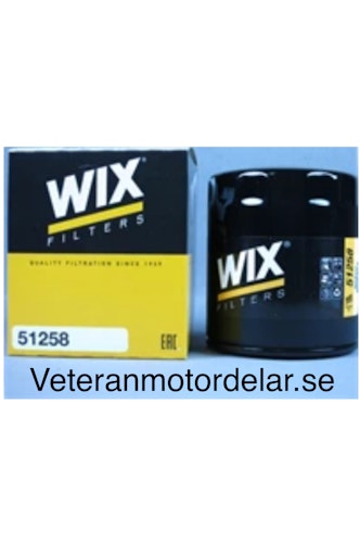 Oljefilter WIX 51258 1960-76 390, 429, 472, 500 V8 (Längd 110mm)
