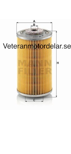 Bränslefilter P 707 Motorer 1113, 1114, D50, TD50