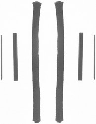 Bakre ramlagertätning BS-11762-3 1956-68 368, 430, 462 V8