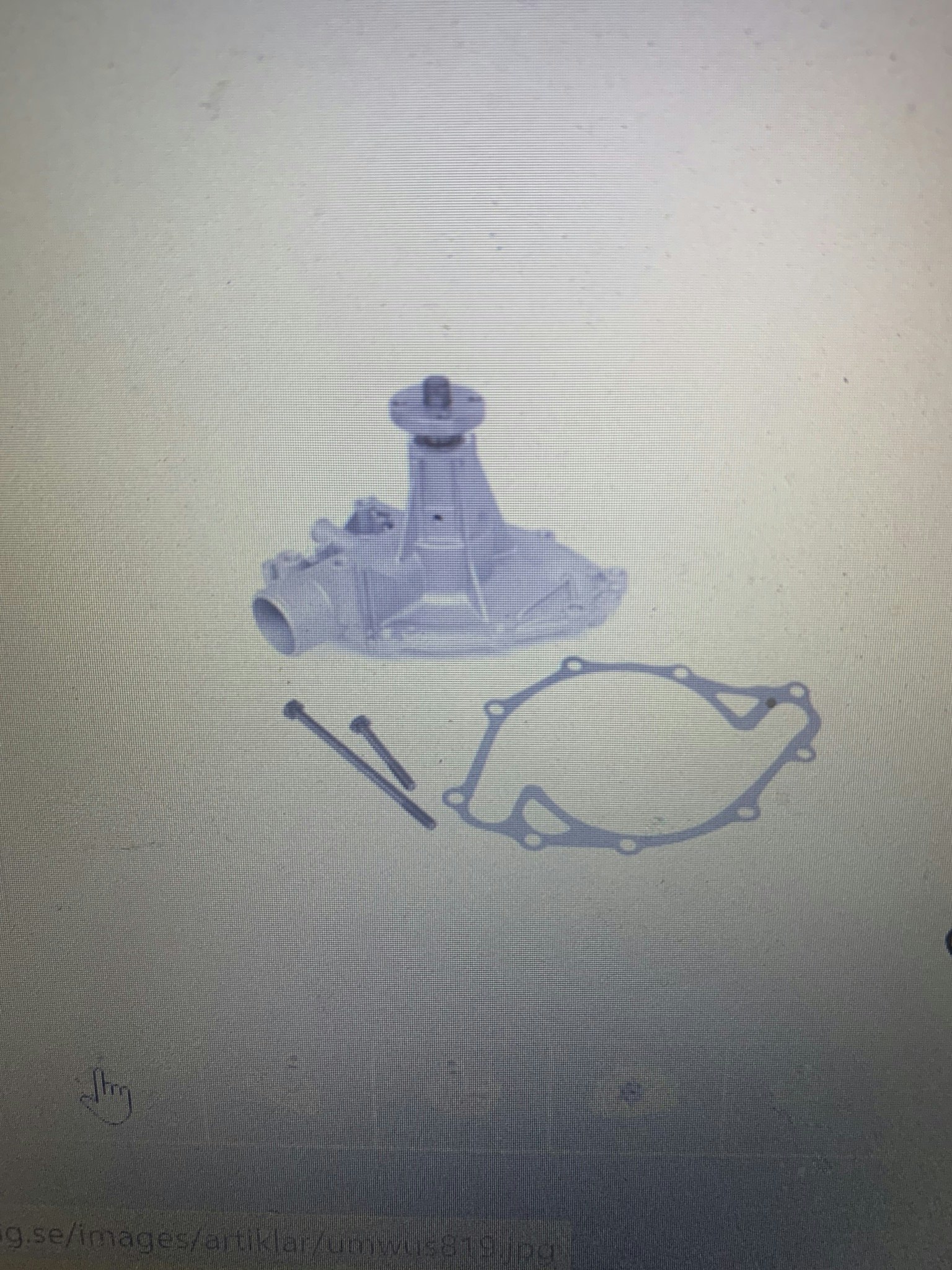 Vattenpump FP 1335 1962-68 221, 260, 289 V8, (Aluminium)