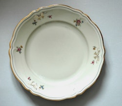 Hackefors "32" Tallrik Blommönster 1930-40 tal