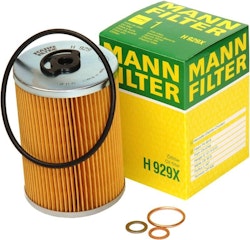Oljefilter Mann H929X 1972-91 280, 350, 380, 420, 450, 500, 560