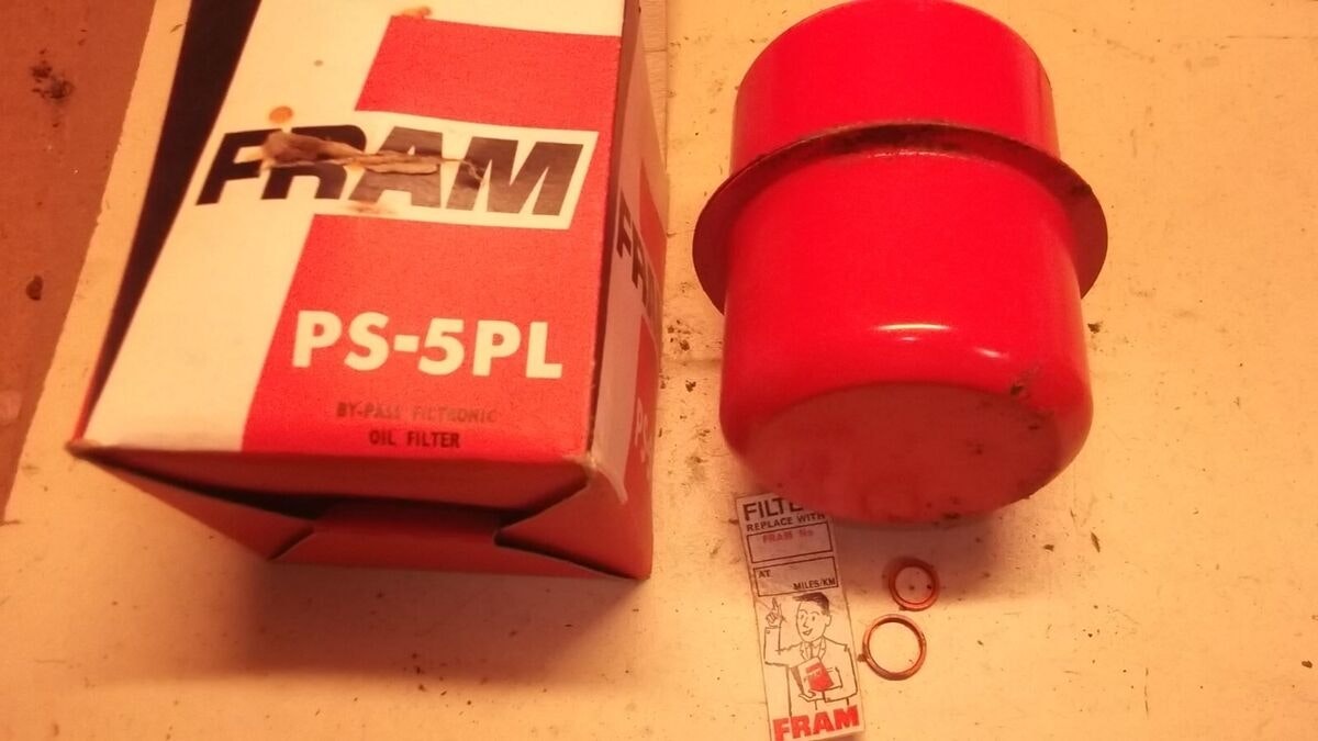 Oljefilter Fram PS-5PL 1947-53 Anglia, Prefect, (1954-59 Popular)