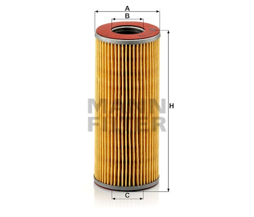Oljefilter Mann H-712K 1950-70 Aurelia, Flamina, Flavia, Fulvia