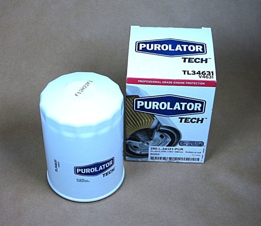 Oljefilter Purolator L 34631 1963-00 Chevrolet V8 (132mm)
