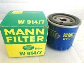 Oljefilter Mann W 914/7 1968-83 204, 304, 404, 504, 505