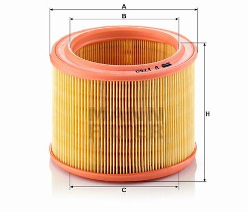 Luftfilter Mann C-1760 1984-00 305, 205D, 305D, 306D, 309D
