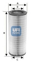 Luftfilter UFI 27.153.00 1986/93 900,900 Turbo (C15104)