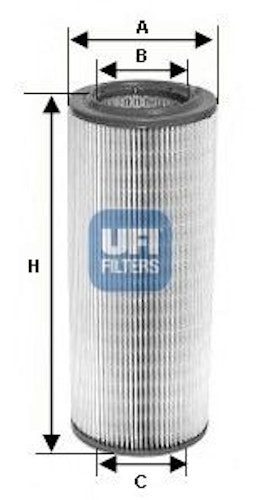 Luftfilter UFI 27.154.00 1988-98 9000i, Turbo 2,0 2,3 lit. (C12102)