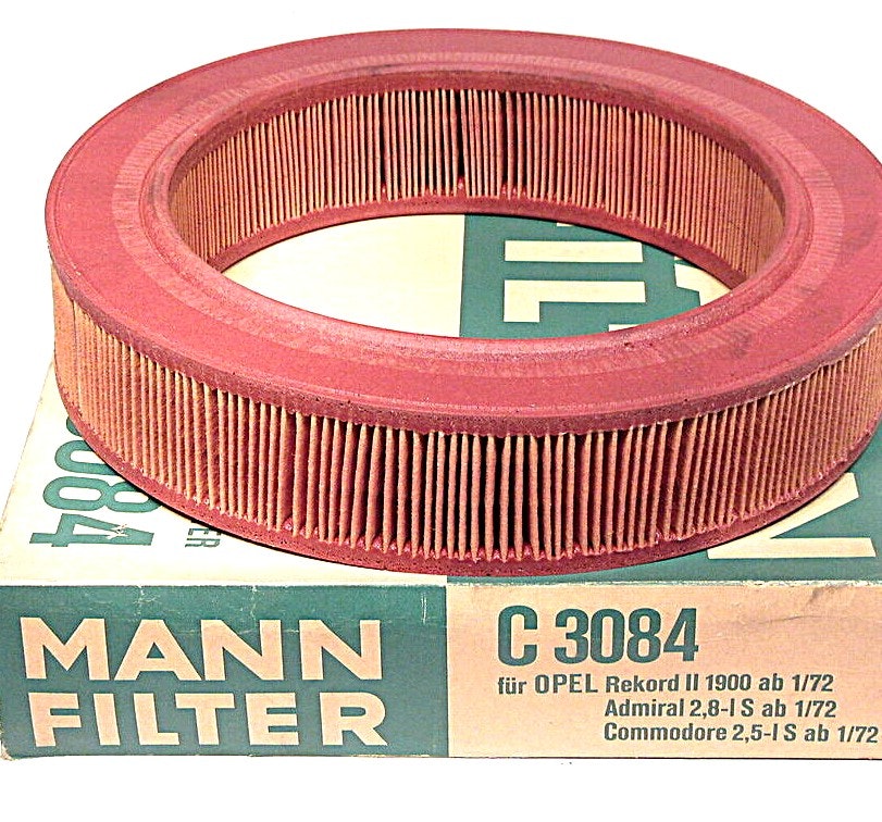 Luftfilter Mann C-3084 1972- Rekord, Admiral, Commodore