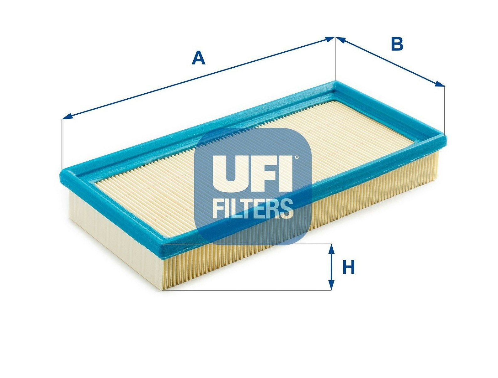 Luftfilter UFI 30.845.00 1976-77 Kadett 1,9 lit. GT/E (C-3984)