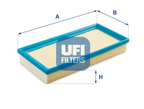 Luftfilter UFI 30.845.00 1976-77 Kadett 1,9 lit. GT/E (C-3984)