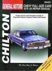 Chilton C28422 1979-89 Chevrolet Caprice, Impala