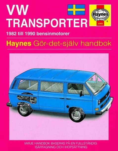 Haynes S3392 1982-90 VW Transporter Bensin, Svensk text