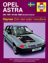 Haynes S3715 1991-98 Opel Astra Bensin, Svensk text