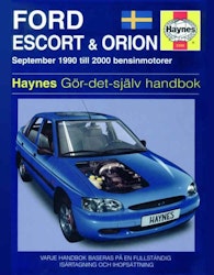 Haynes S3389 1990-00 Ford Escort, Orion Bensin, Svensk text
