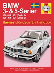 Haynes S3263 1981-91 BMW 3-5 Serien, Svensk text