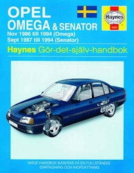 Haynes S3262 1986-94 Opel Omega, Senator, Svensk text