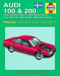 Haynes S3214 1982-90 Audi 100, 200 Bensin, Svensk text