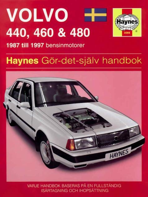 Haynes S3066 1987-97 Volvo 440, 460, 480, Bensin
