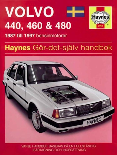 Haynes S3066 1987-97 Volvo 440, 460, 480, Bensin