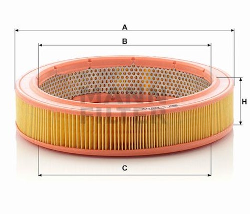Luftfilter C-2852/2 1974-91 50, 80