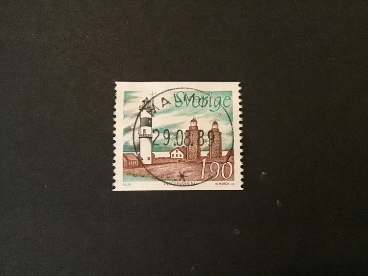 FYRAR 1989 facit nr 1537 lyxstämplat MALMÖ