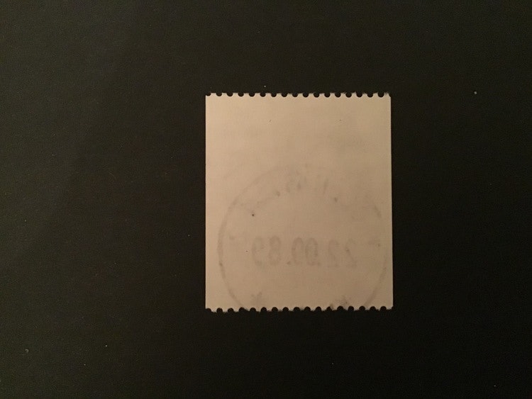 DJUR I HOTAD MILJÖ facit nr 1544 praktstämplat TROLLHÄTTAN 2