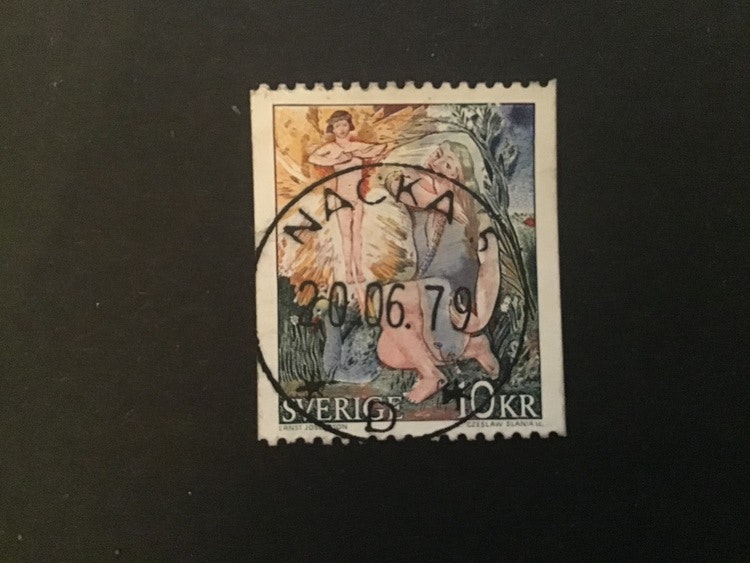 GÅSLISA 1973 facit nr 849 lyxstämplat NACKA 5