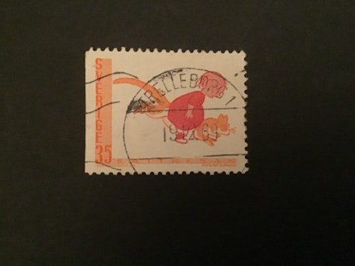SVENSKA SAGOR facit nr 678 B1 praktstämplat  TRELLEBORG 1