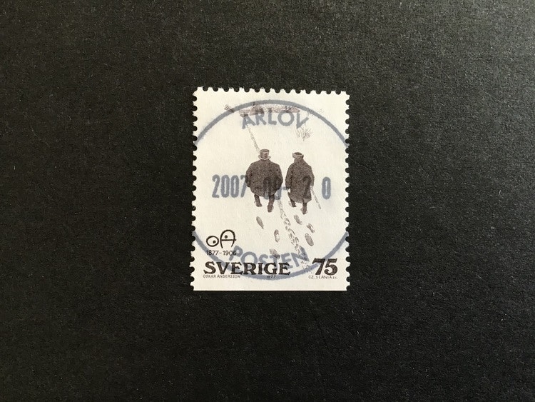 OSKAR ANDERSSON 1977 facit nr 998 B2 lyxstämplat ARLÖV