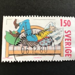 SVENSKA SERIER 1980 facit nr 1144 lyxstämplat NORRSUNDET 2