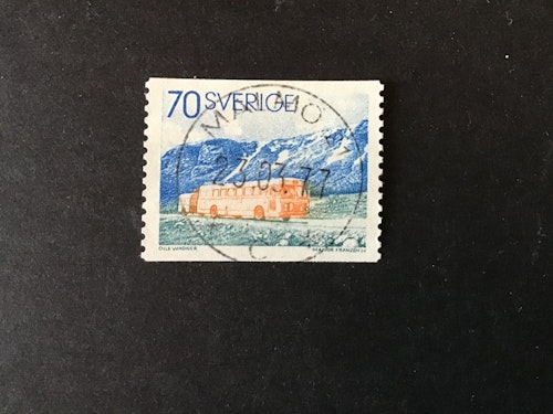 POSTDILLIGENSER 1973 facit nr 808 lyxstämplat MALMÖ