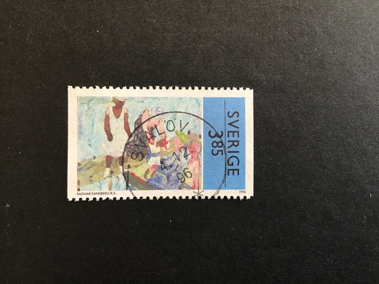 SOMMAR I KONSTEN 1996 facit nr 1966 praktstämplat  SVALÖV