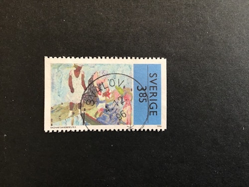 SOMMAR I KONSTEN 1996 facit nr 1966 praktstämplat  SVALÖV