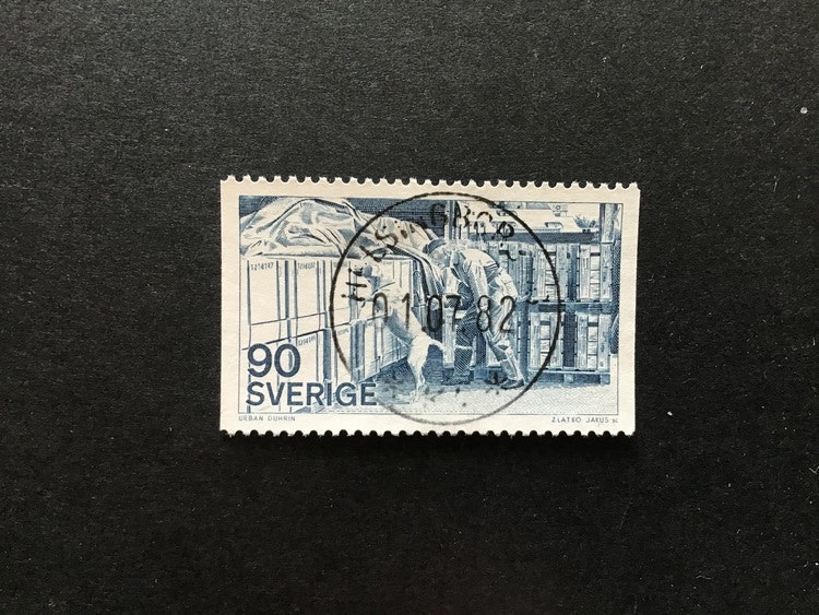 VAKA VÄRNA HJÄLPA facit nr 931 lyxstämplat HELSINGBORG