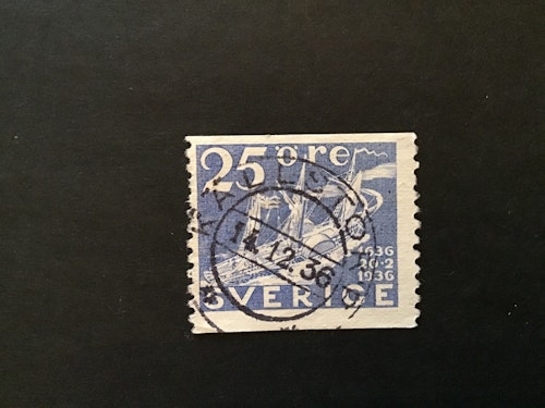 Postverket facit nr 250 PRAKTSTÄMPLAT KÄLLSTORP