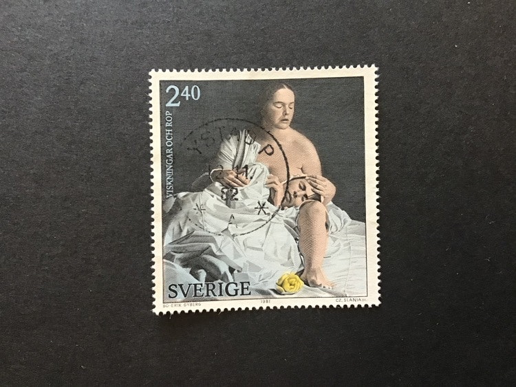 SVENSK FILMHISTORIA 1981 facit nr 1189 lyxstämplat YSTAD P