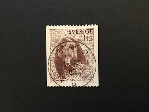 BJÖRN 1978 facit nr 1038 lyxstämplat YSTAD P